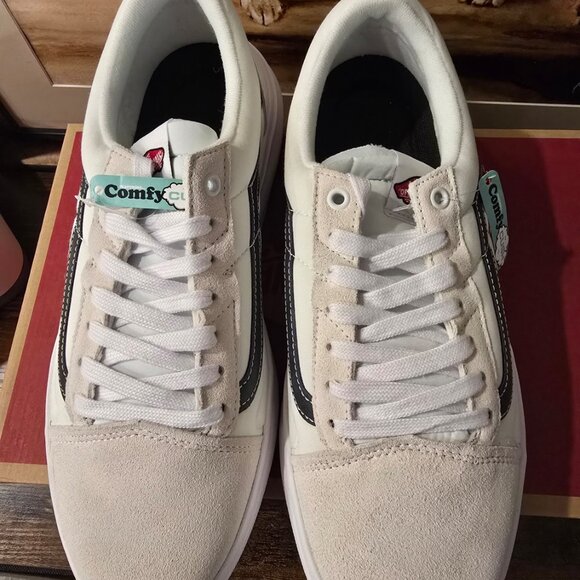 Vans Old Skool Overt CC Shoes White VN0A7Q5EWHT Skateboarding Men's US Sz 12 NEW - Picture 4 of 10